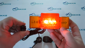 Lampu Sein Sepeda Lampu Belakang Rem Stoplamp Sepeda Skuter Scooter Sen Klakson Bel Retro Japstyle Bobber Tail Light Turn Signal 3 Modes JY-608