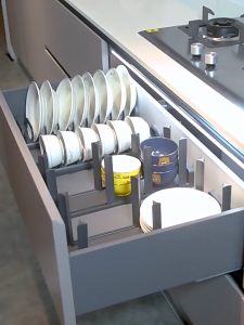 Bowl Rack Kitchen Dish Rack Cabinet Organizer Plate Rack Drawer Insert Organiser Dish Holder Dishrack