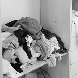 Clothes Organizer Box Foldable Storage Box Steel Frame Storage Basket Kotak Simpan Baju Wardrobe Organizer 收纳箱