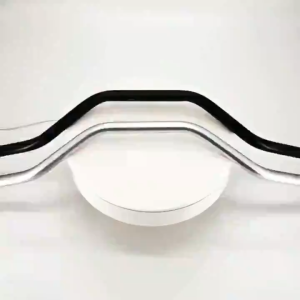 22MM Universal Motorcycle Refit Handlebar Retro Black Modified Handle Bars for Motorbike Classic Scooter Handlebars Motor Bar