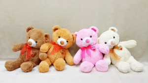 Boneka Teddy Bear Beruang Dada Love Tempel Ukuran L