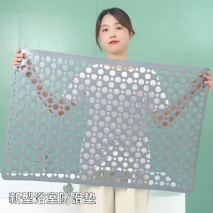 Bathroom Floor Mat Non Slip Suction Bath Mat Quick Dry Hollow Out anti Slip Rubber Mat Waterproof Absorbent Matting Bathroom Accessories anti-bacterial Mildew Resistant eco-friendly Extra Long Supplies Elegant Set Kitchen Toilet Door Shower Ma
