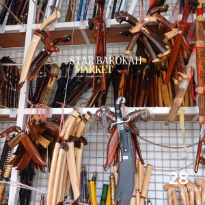 GAGANG GOLOK MOTIF MACAN TERBAIK DURALIUM BAHAN BILAH ALUMUNIUM MURNI ASLI PREMIUM 2024