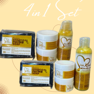 4 In 1 Set SkinReset 50ml/100ml (Peeling Lotion+Charcoal Soap+10gSBC+10gMMC)