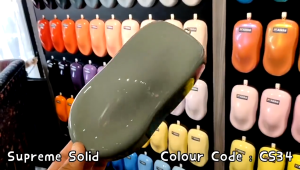 2K Paint AIKKA CS34 Urus Grey OLD SCHOOL SERIES Car Motor Paint DIY Aerosol Spray Bottle Cat Bancuh Kereta 车漆