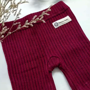 Legging Rajut Pendek Bayi Laki-laki Perempuan Usia 0-8 Bulan: Celana Harian Bawahan Newborn Unisex