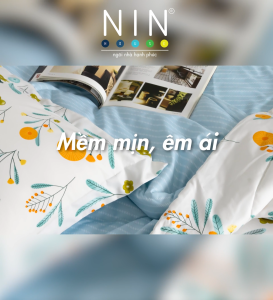 Bộ drap áo gối kèm mền chần NIN Calisto 2024 1m6 1m8 ga giường cotton bo chun bọc nệm bedding set bedsheet with comforter set duvet quilt