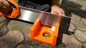 Ikura Tools Gergaji Pigura Dengan Box Bermacam Macam Sudut Gergaji Pigura 12 Inch Siku Sudut 300mm - Mitre Box Backsaw Gergaji Figura 12\" - Back Saw Set Miter Box 22.5 Derajat 45 Derajatn 90 Derajat Pemotongan Gergaji Tangan Kayu Kemiring 22.5° 45° 90°