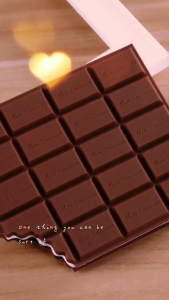 ร้านอยู่ที่ไทย สมุดโน๊ตช็อกโกแลต ลายขนม 80แผ่น 10*8.5ซม.มีกาวในตัว มีกลิ่นช็อกโกแลต