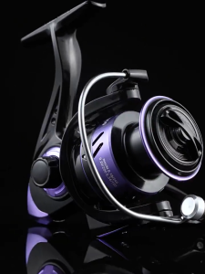 M Fishing rod set full set  Reel Set 1.8-2.1M 2 Sections Metal 5:2:1 Reel Light Rod Purple Fishing Set Full Set ﻿