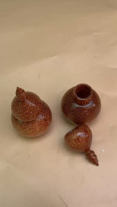 Hủ tăm mỹ nghệ hủ tăm trưng bày hình hồ lô PHÚC HƯNG PHÁT SG kích thước 11cmx5cm