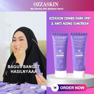 Combo Protection Ozzaskin By Umma Oki Dark Spot & Anti Aging Sunscreen SPF 50 PA++++
