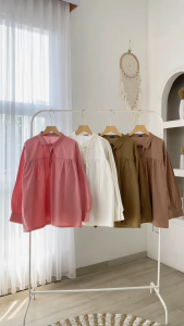 ZARINA SHIRT - FLOTTILICIOUS / Atasan Wanita Kemeja Katun Paris