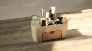 Rak Kosmetik MINI Storage Multifungsi Tempat Make up Laci Perhiasan Makeup Kotak Cosmetic Meja