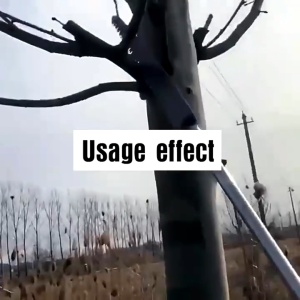 7-Piece Set Telescopic Fruit Picker With Long Adjustable Pole With Basket Pruning Saw Portable Manual Pole Cutter 7/10m