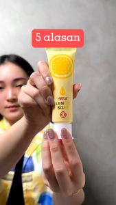 KELLY Lemon Soap Facial Wash Foam Sabun Wajah Pembersih Pemutih Glowing 15/25/75g Jumbo BPOM Ori