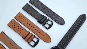 Leather Replacement Bracelet Strap For Samsung Galaxy Watch Ultra 47mm Strap Watch 7 40mm 44mm Strap Watch 6 classic 43mm 47mm watch 6 5 4 40mm 44mm watch 3 41mm 45mm Strap Sports Watchband watch7 smart watch band