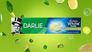 Darlie All Shiny White (Charcoal Clean) 14 Days Whitening Fluoride Toothpaste - 80 g