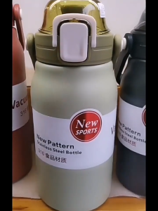 กระติกน้ำสแตนเลสเกรด316 ขวดน้ำ การเก็บรักษา ความร้อนอย่างต่อเนื่อง กระติกน้ำ ความจุขนาดใหญ่ 1300/1700ml