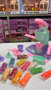 MAINAN EDUKASI ANAK FUNDOH ES KRIM CETAKAN PLAYDOUGH