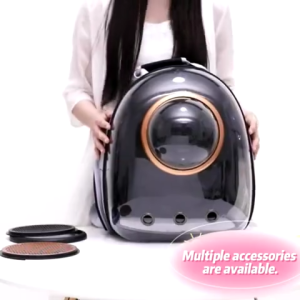 Pet Cat Carrier Bag Outdoor Travel Backpack Transparent Space Capsule Backpack for Puppy Outdoor Travel