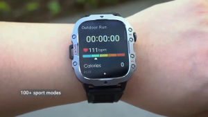LIGE Jam Tangan Pintar Pria 420 mAh Panggilan Bluetooth Pemantauan Kesehatan Anti Air 100+ Olahraga Arloji smart watch