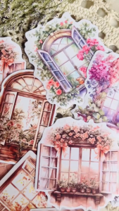 10pcs stiker aesthetic nature floral sticker set retro vintage stiker cantik dekorasi journal scrapbook diy