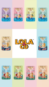 LOLA&CO Wet Cat Food Makanan Kucing Basah Pouch Adult Kitten - 1 Box (isi 12 pcs)