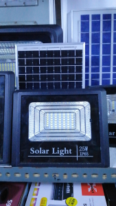 Bosca 10w25w 40w60w Solar floodlight Die Cast Aluminum body water proof IP65 rated with remote.