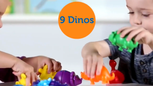 Learning Resources Snap-n-Learn Matching Dinos Fine Motor Toys Counting & Sorting Toy Shape Sorting Dinosaurs Toys Ages 18+ Months Toddler