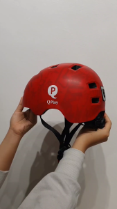 (Koopers Official Store) QPLAY GT-AIR kids Helmet EN 1078:2012 Certified Topi keledar Diperakui Aksesori Keselamatan Gear