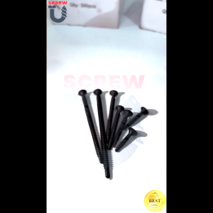 Black Gypsum Screw Wood & Steel Screw Wood & Metal (100pcs)