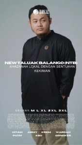 ROSAL - BAJU KOKO PRIA DEWASA LENGAN PANJANG BAHAN KATUN TOYOBO UKURAN M-3XL NEW TALUAK BALANGO KHAS PADANG