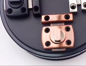 Security Thicken Cast Barrel Bolt Slide Universal Twist Lock Zinc Alloy Latch Bathroom Door