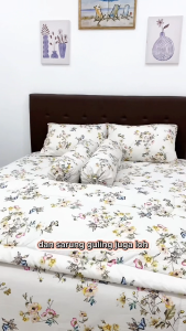 Bed Cover Set Sprei Monique - Ukuran Lengkap 90x200 - 200x200 - Fankay