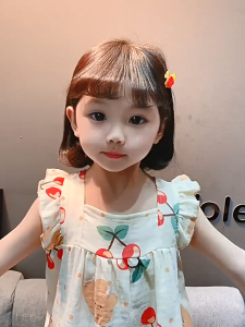 ชูดนอนเด็ก พิมพ์ลายเชอร์รี่สุดน่ารัก ชูดนอนเด็ก ชุดอยู่บ้านผ้าฝ้ายใส่สบายสำหรับเด็ก 24-23 ชุดนอนเด็กหญิง