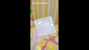 มาวินช้อป ขายปลีก ถาดขนมชั้น#MC พร้อมฝายกขอบ สูง3.5 เซน ห่อ50ชุด สำหรับขนมไทย เบเกอรี่ต่างๆ