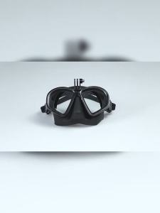 Camera Mount Low Volume Tempered Glass Freedive Mask J-type Eva Box Diving Mask Snorkel Set