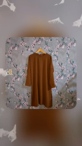 Tunik Crinkle Airflow Premium Terbaru 2023 Jumbo Ld 120 Remaja viral Santri Import