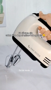 Han River Hand Mixer Pembuat Kue (HRDDQ01WT)