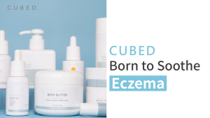 CUBED Eczema Body Butter | Eczema Relief Cream for Dry Itchy Skin and Topical Steroid Withdrawal Symptoms | Steroid Free