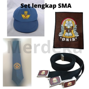 TOPI DASI GESPER BED OSIS SEKOLAH SMA