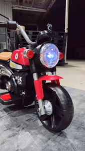 Smile Kids รถแบตเตอรี่เด็ก รถมอเตอร์ไซ๕์แบตเตอรี่ ทรงมั้งกี้ น่ารัก2 มอเตอร์   No.10466