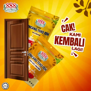 888 Uncang Teko Teh "O" Kosong (2g x 20s /50s)