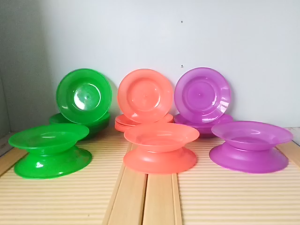 Piring Makan Plastik 9\" 009-8 GM - 7\" 007-8 GM / Gajah Mada / Plastik