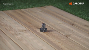 GARDENA ข้อต่อสำหรับก๊อกน้ำ ขนาด 3/4 (26.5 มม.) รุ่น Profi Maxi-Flow (ใช้ได้เฉพาะรุ่น Profi Maxi-Flow ด้วยกันเท่านั้น) (02801-20)