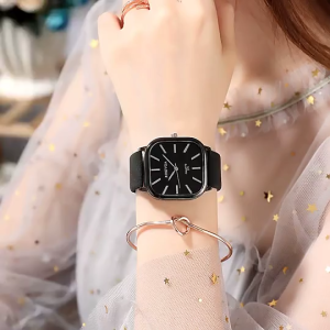 TYJ207 Jam Tangan Casual Kulit PU & Analog Quartz