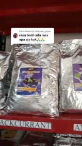 Bubuk Minuman Regular Rasa Blackcurrant Powder Drink Reguler Blackcurrant