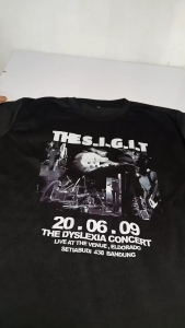 T-Shirt Kaos Distro Band THE SIGIT Bahan 24S Tebal