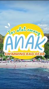 Tas Renang Anak Kantong Peralatan Pantai Untuk membawa Alat Lengkap Olahraga Air Lelaki Perempuan